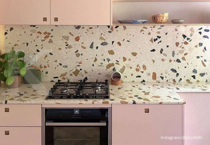 5 Inspirasi Penggunaan Terrazzo di Dapur, Dari Kesan Alami Hingga Modern