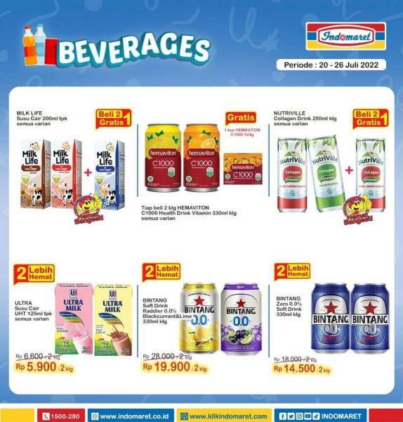 Promo Indomaret Super Hemat Mingguan Terbaru 20-26 Juli 2022