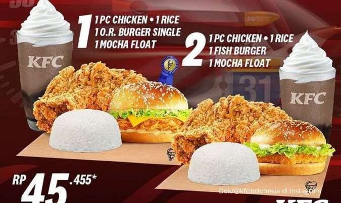 Promo KFC Menuju Akhir Bulan Juli 2022, Paket Hemat KFC Attack dan Champion Combo