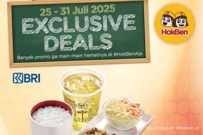 Kuota Terbatas! Promo HokBen - BRI Sampai 31 Juli 2025, Ada Potongan Rp 15.000