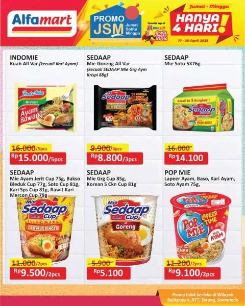 Promo JSM Alfamart Periode 18-20 April 2025