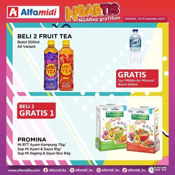 Promo Alfamidi Ngartis (Ngarep Gratisan) Periode 16-31 Desember 2024