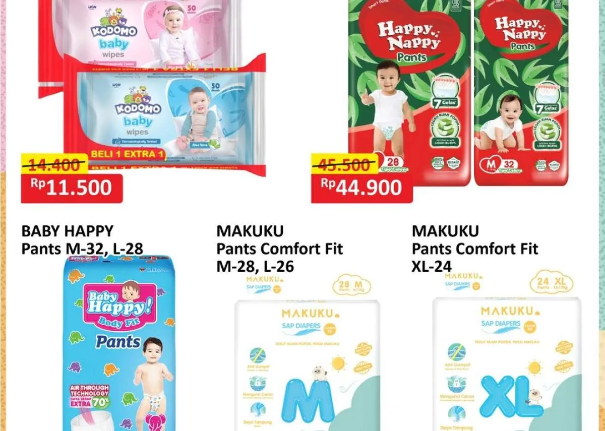 Promo JSM Alfamart Gajian Untung April 2025, Popok Bayi Harga Spesial di Akhir Pekan