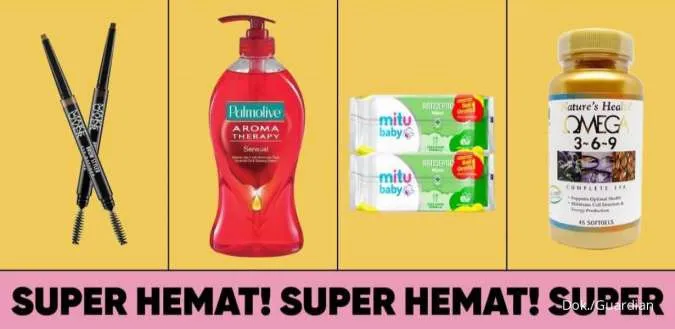 Manfaatkan Promo Guardian Super Hemat, Tambah Uang Rp 1.000 Bisa Dapat 2 Produk