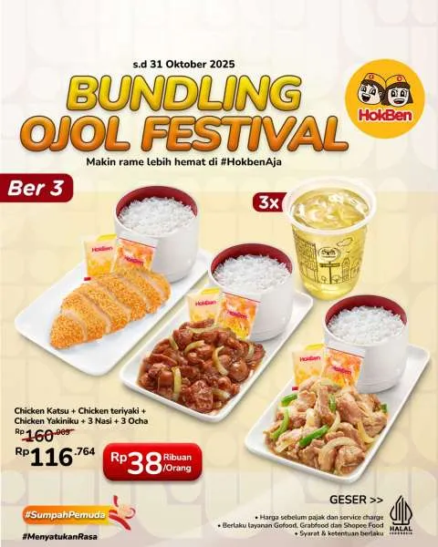Promo HokBen Bundling Ojol Festival Ber-3