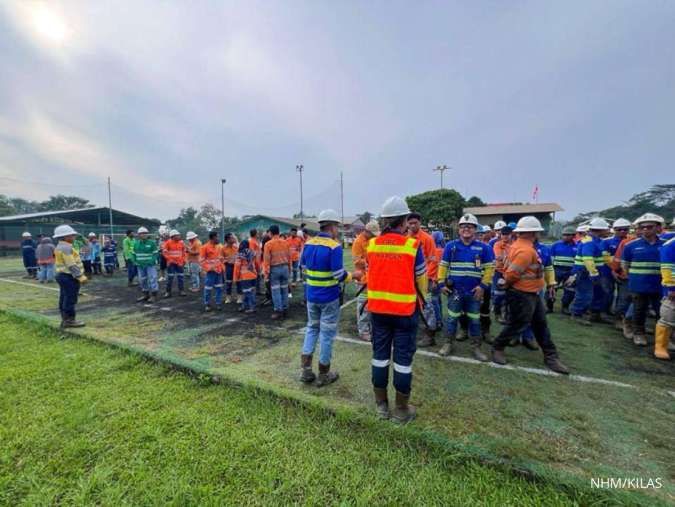 Terapkan Program K3, NHM Gelar Simulasi Penanganan Tumpahan Sianida
