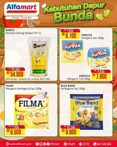 Promo Alfamart Kebutuhan Dapur Periode 1-15 Juli 2025