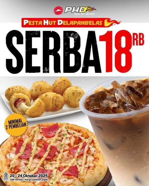 Promo Pizza Hut Delivery 20-24 Oktober 2025