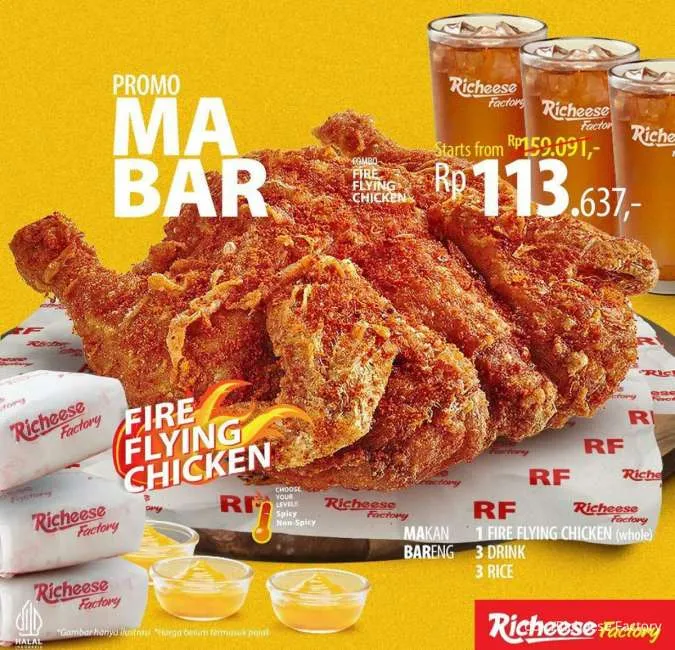 Promo Richeese Fire Flying Chicken 