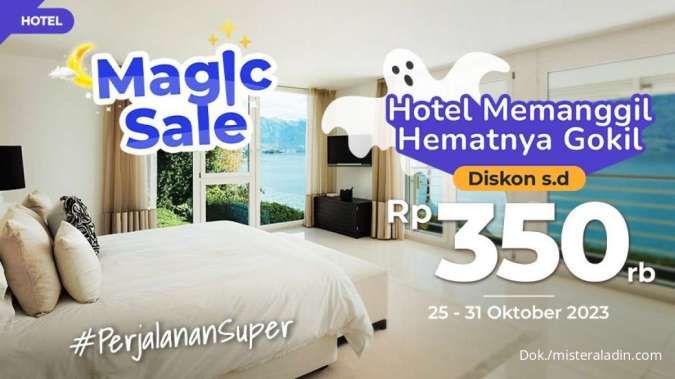 Promo Mister Aladin 25-31 Okt 2023, Nikmati Diskon Hotel Hingga Rp 350.000