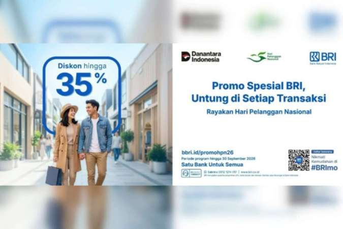 BRI Tebar Promo Kuliner Hingga Lifestyle Menyambut Hari Pelanggan Nasional 2026