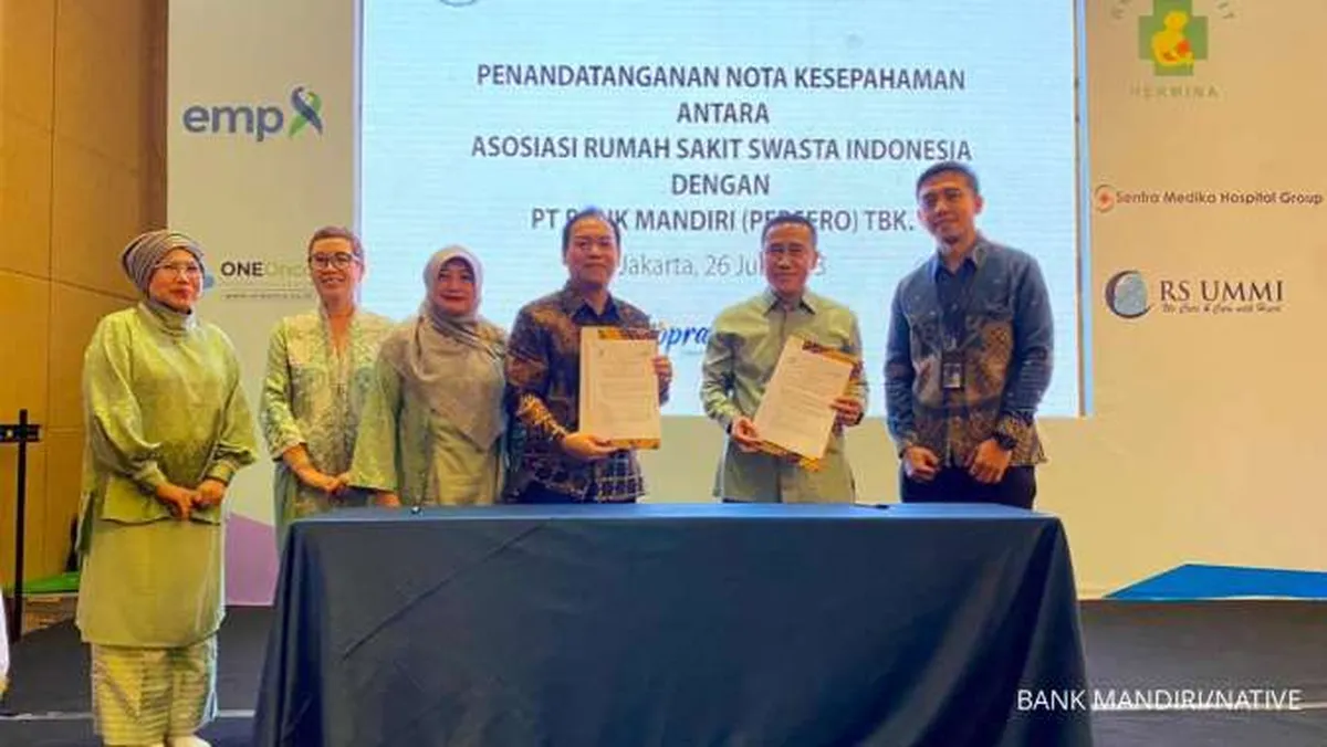 Gandeng ARSSI, Bank Mandiri Siap Garap Ekosistem Bisnis Rumah Sakit
