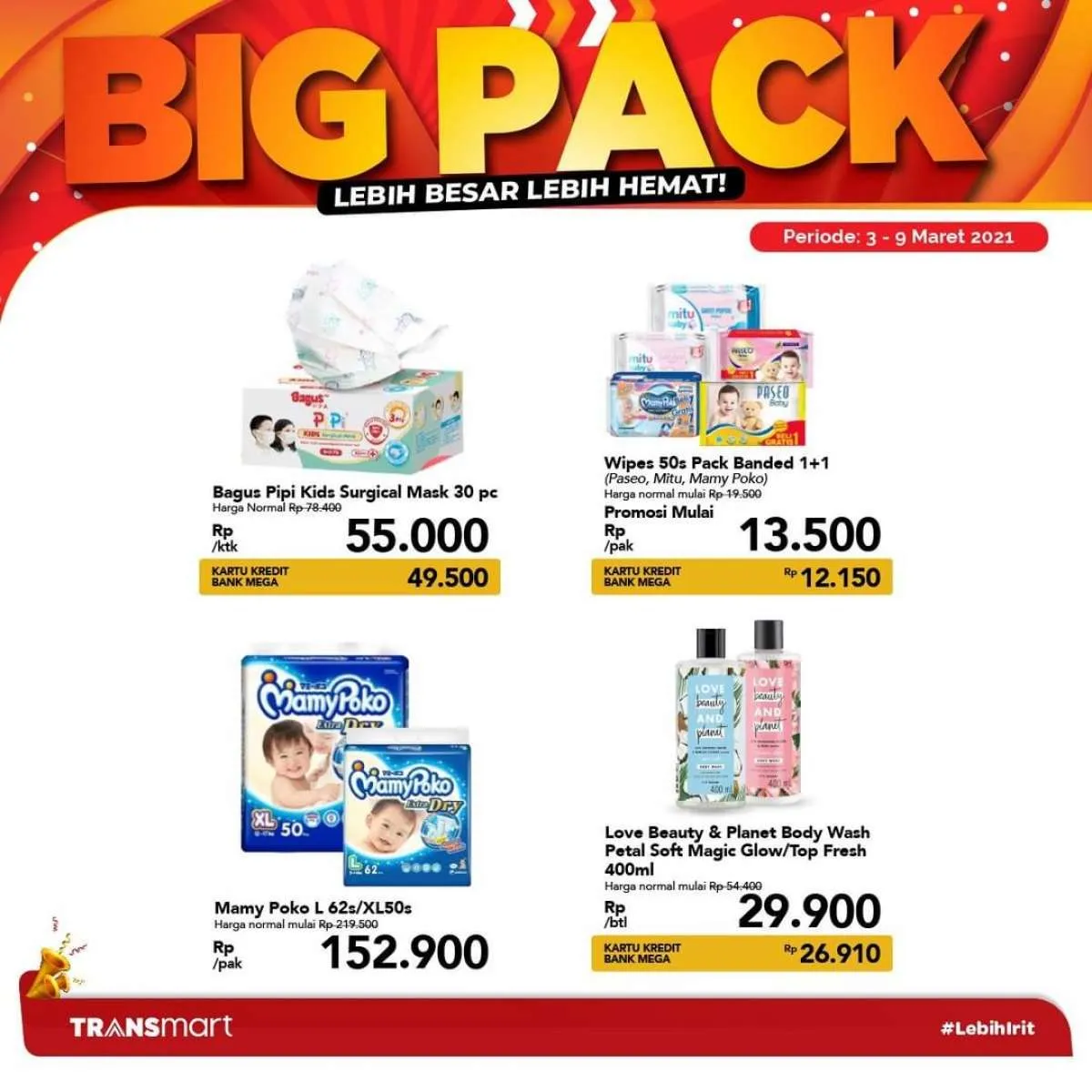 Cek promo Transmart Carrefour weekday 8 Maret 2021, ada penawaran Big Pack!