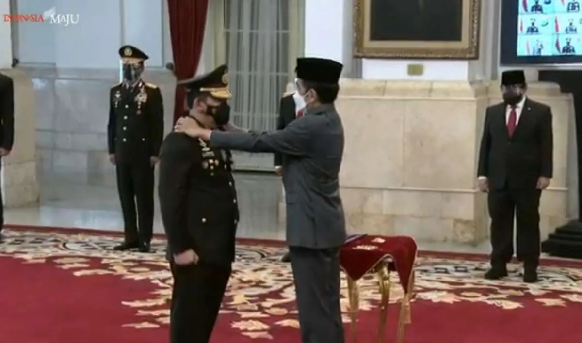 Komjen Listyo Sigit Prabowo resmi jadi Kapolri 