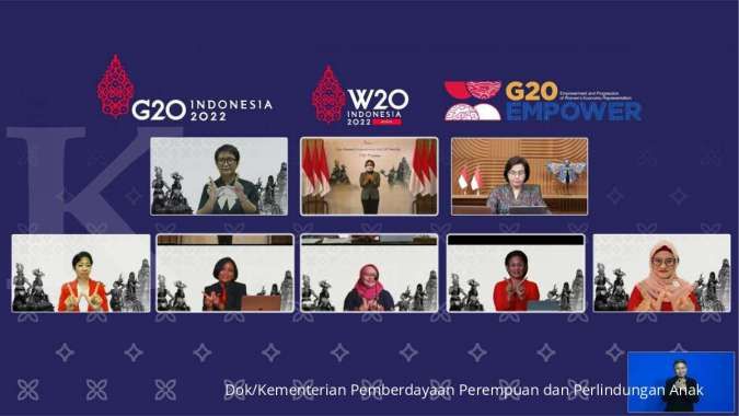 G20 Empower & Women20 Dimulai, Menteri PPPA Ajak Seluruh Pihak Dorong Potensi Perempuan Pulihkan Ekonomi