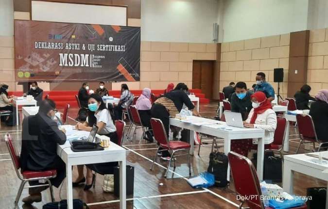 Abipraya Pintar Gelar Uji Sertifikasi Manajemen SDM se-Jakarta Timur