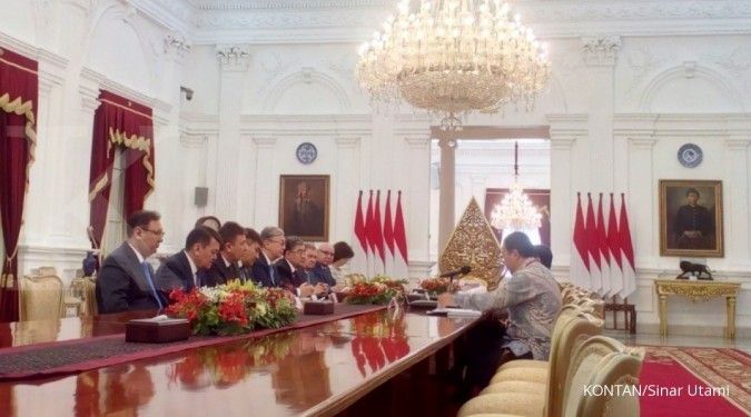 Jokowi terima delegasi senat Kazakhstan