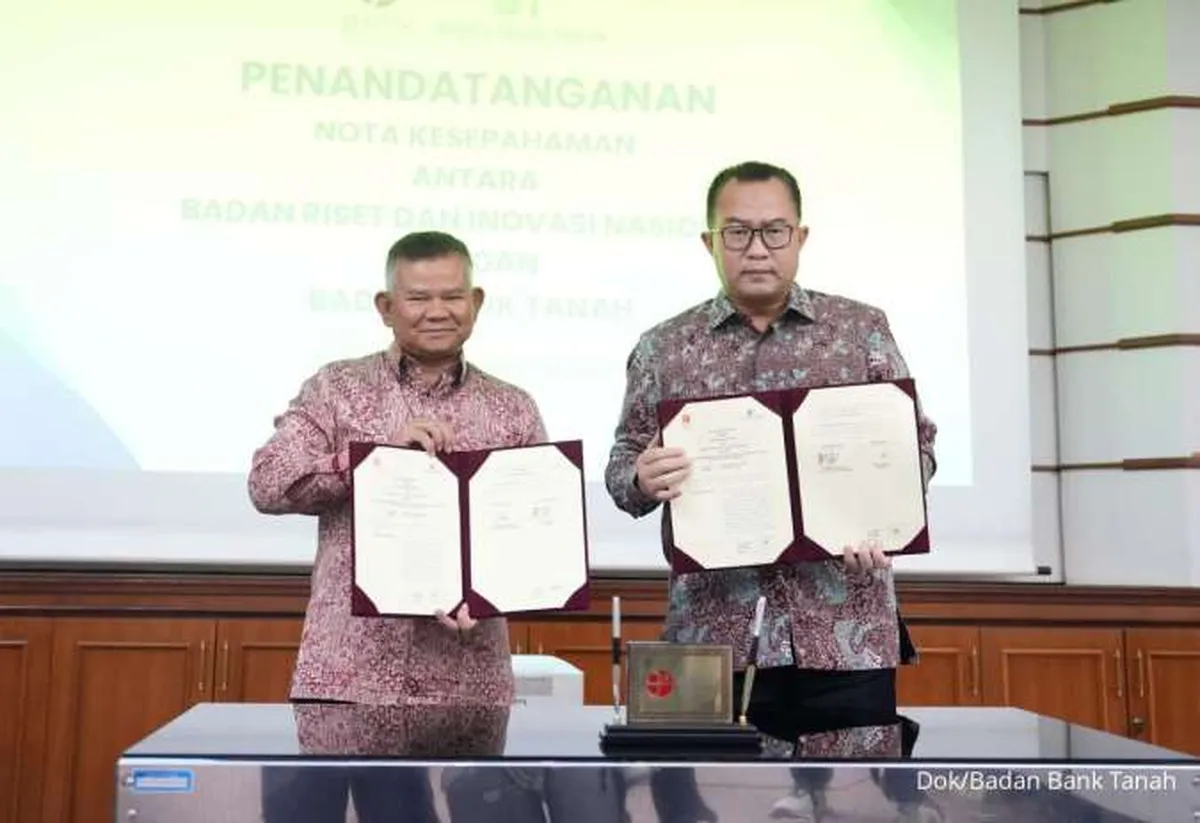 Bank Tanah dan BRIN Perkuat Pengelolaan Tanah Negara Berbasis Riset