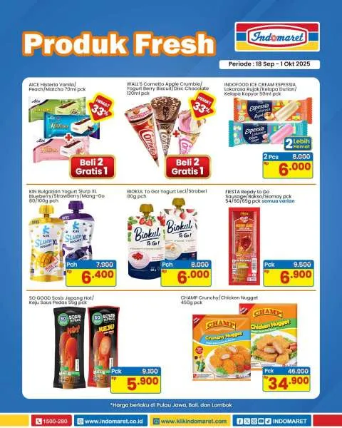 Promo Indomaret Super Hemat Periode 18 September-1 Oktober 2025