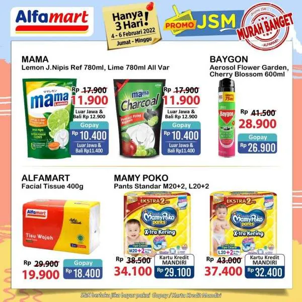 Promo JSM Alfamart Periode 4-6 Februari 2022