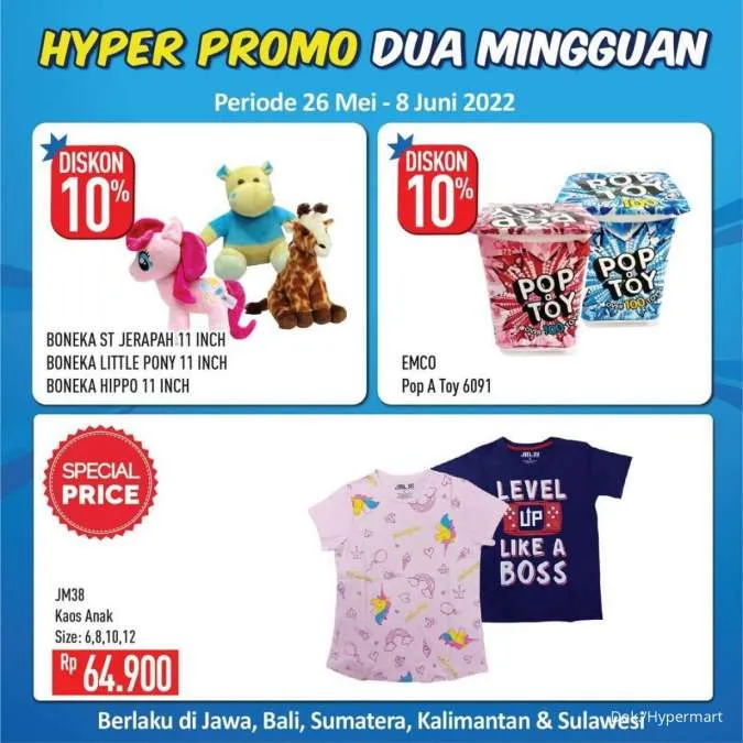 Promo Hypermart Dua Mingguan Periode 26 Mei-8 Juni 2022