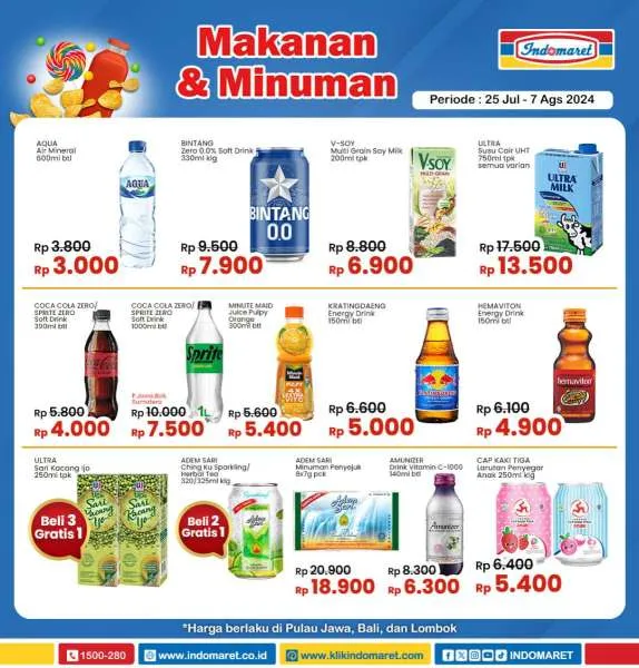 Promo Indomaret Super Hemat Periode 25 Juli-7 Agustus 2024