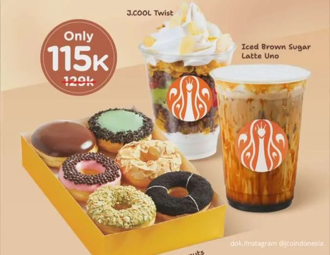 Hari Terakhir Promo JCO Combo Bliss Cuma Rp 115K untuk Donuts, J.COOL & Kopi Favorit