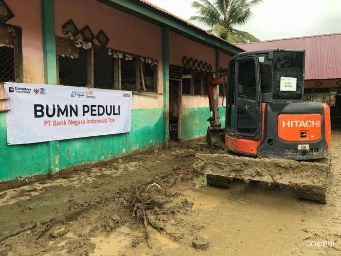 BNI Bersihkan Sekolah Terdampak Banjir di Aceh Utara, Dukung Pemulihan Pascabencana
