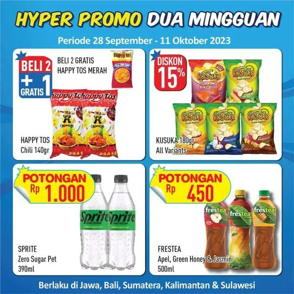 Promo Hypermart Hyper Promo Dua Mingguan Periode 28 September-11 Oktober 2023