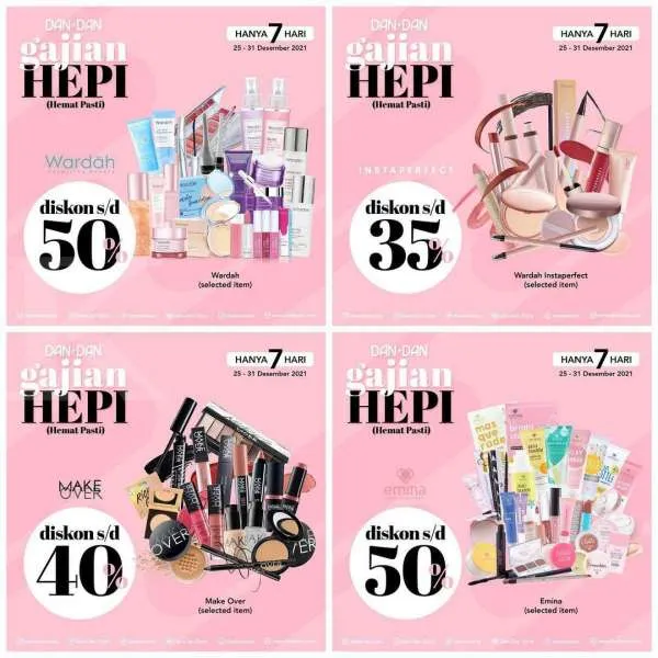 Promo DAN+DAN Gajian Hepi 25-31 Desember 2021