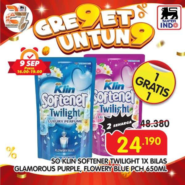 Promo 9.9 Superindo Spesial 9 September 2024