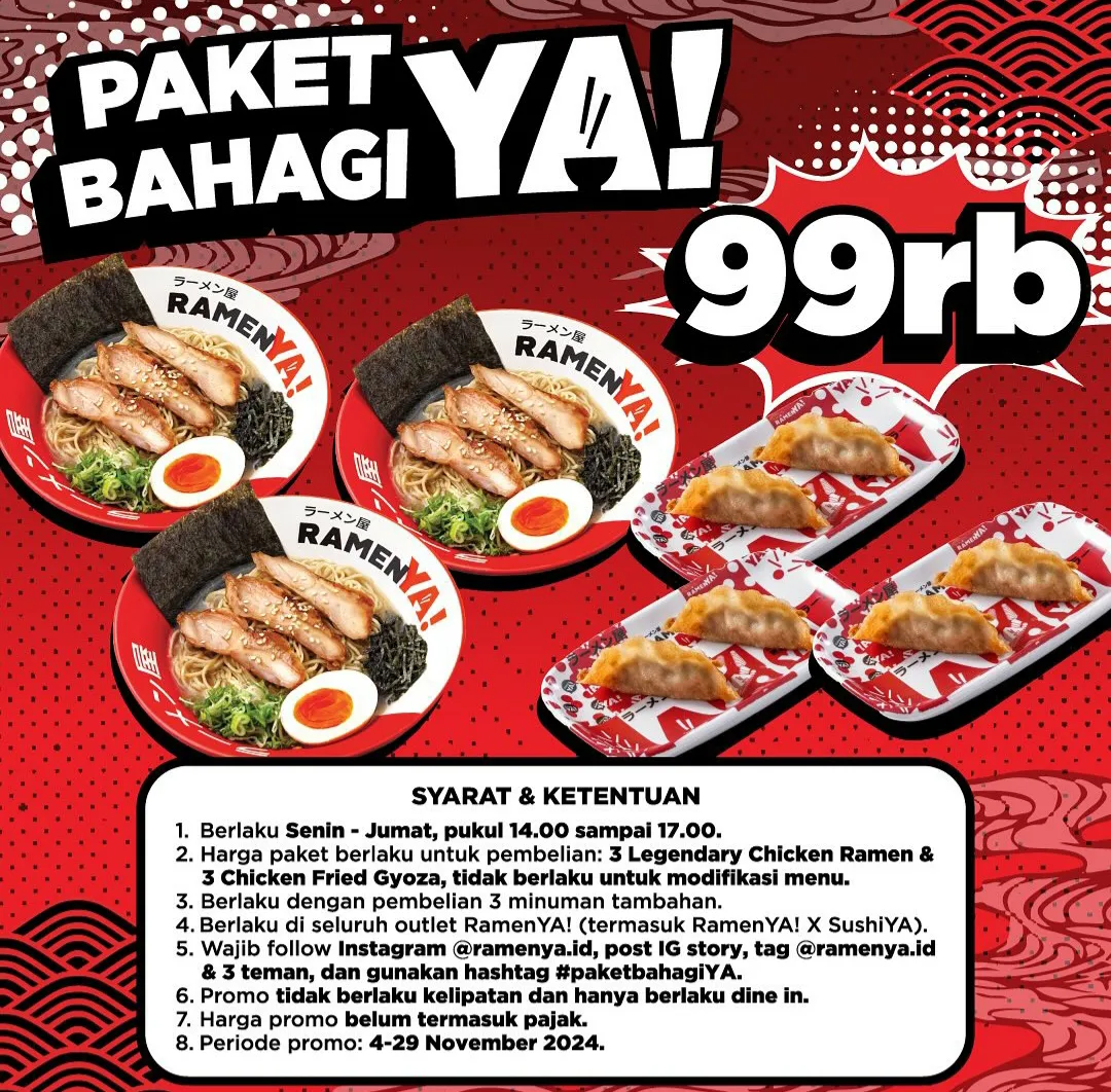 Promo Ramen Ya x Wondr