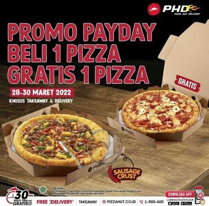 Promo Pizza Hut Delivery Payday