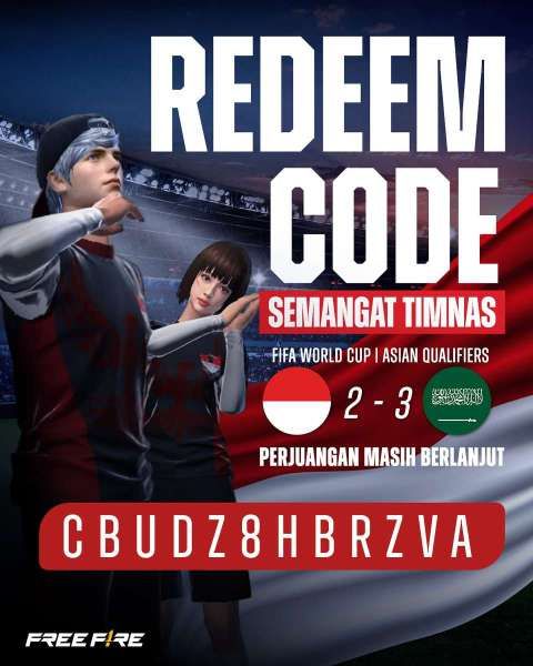 Redeem code FF terbaru 