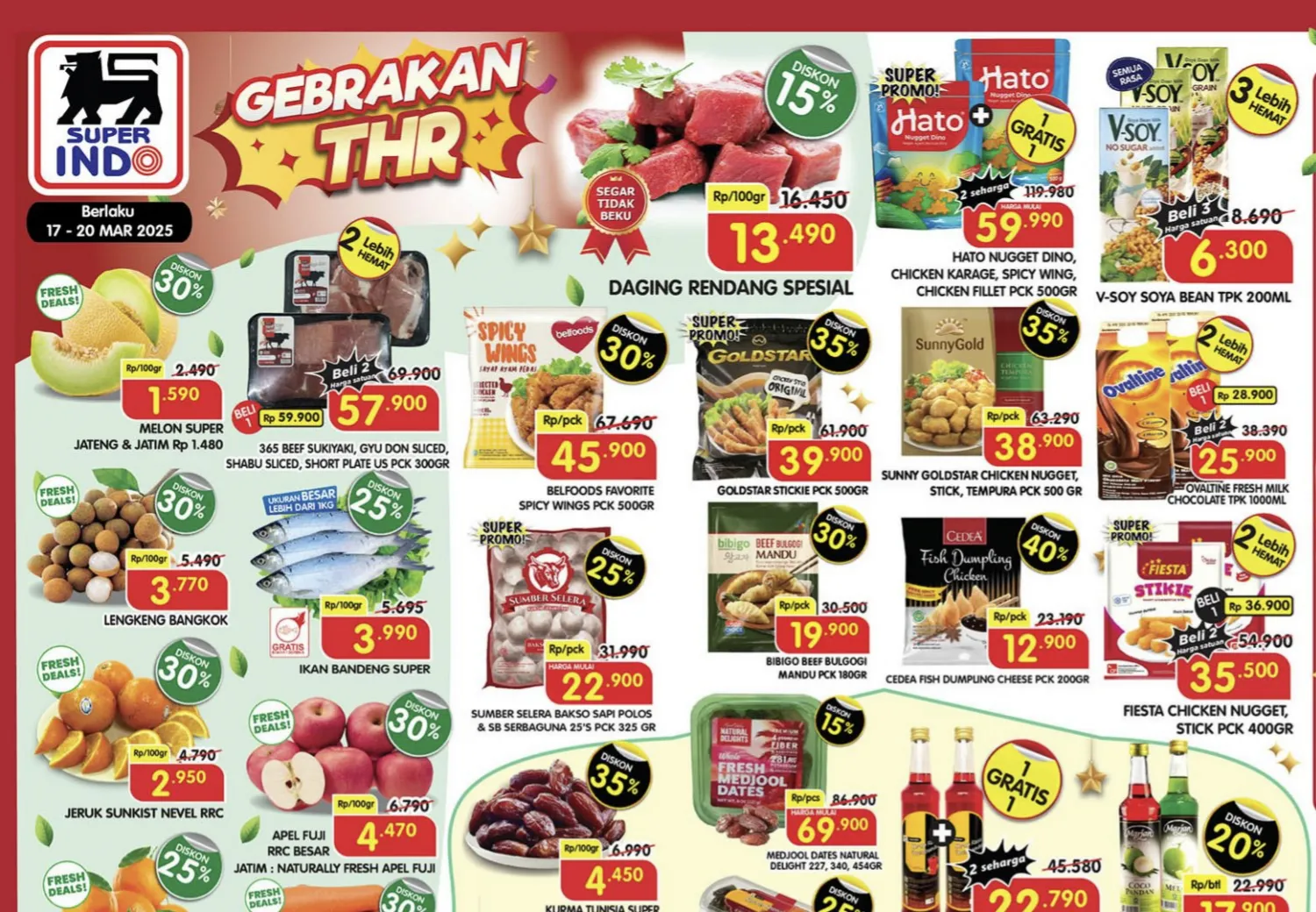 Promo Superindo Weekday Periode 17-20 Maret 2025