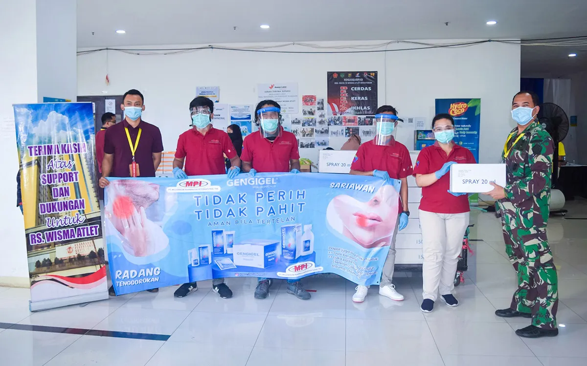 Millenium Pharmacon (SDPC) donasikan produk multivitamin ke tenaga medis Covid-19