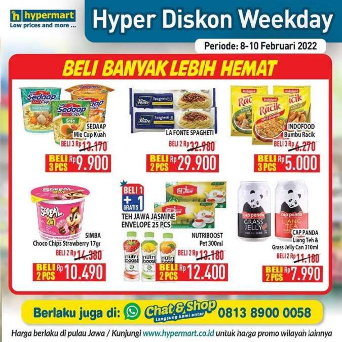 Promo Hypermart Terbaru Berlaku 8-10 Februari 2022