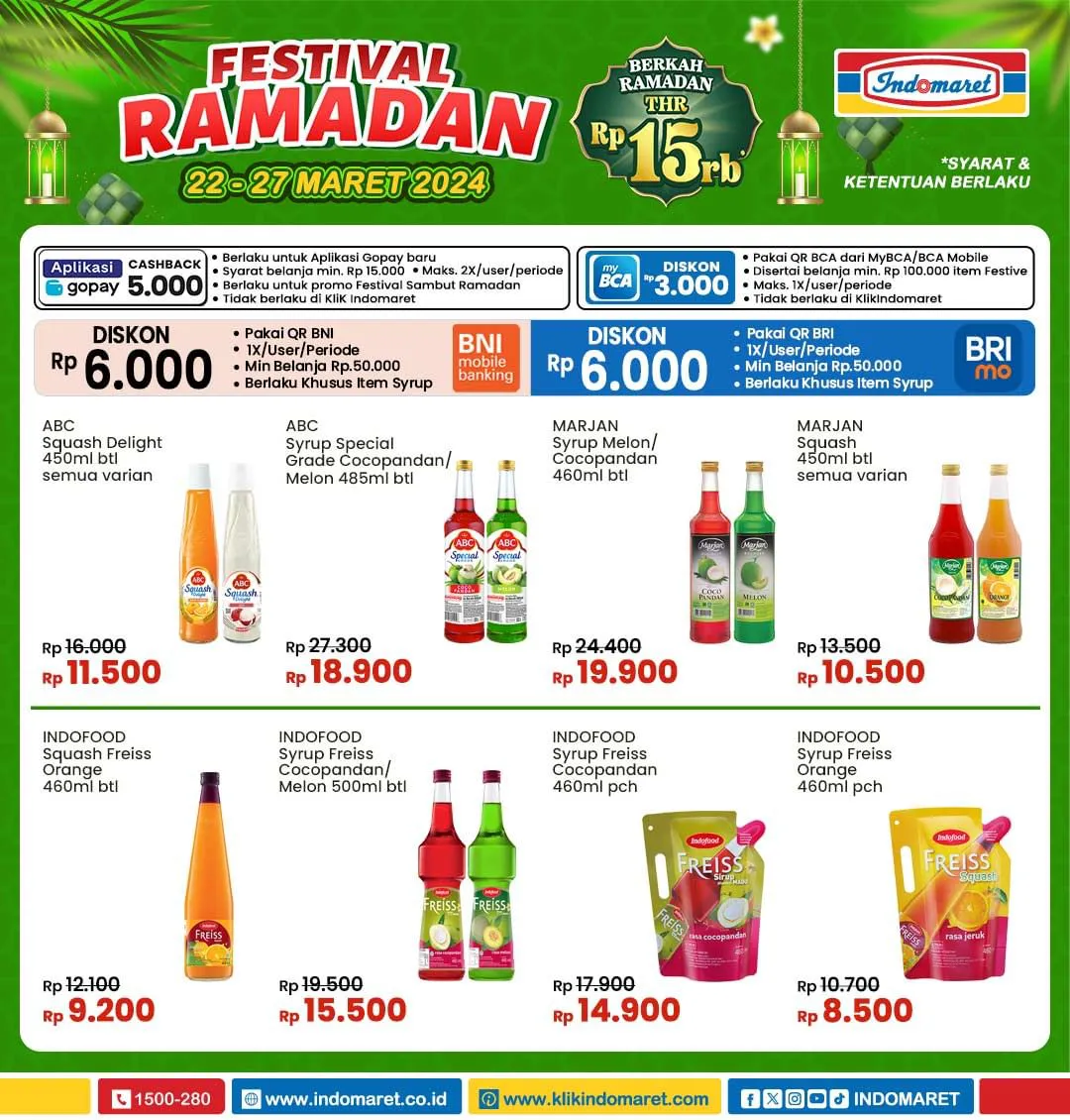 Promo Indomaret Festival Ramadan Periode 22-27 Maret 2024