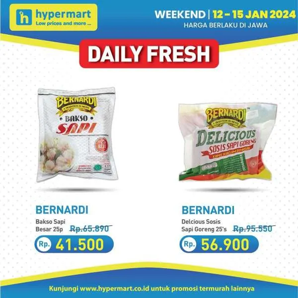 Promo JSM Hypermart Hyper Diskon Weekend Periode 12-15 Januari 2024