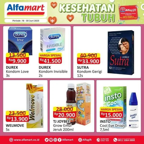 Promo Alfamart Kesehatan Tubuh Periode 16-30 Juni 2023