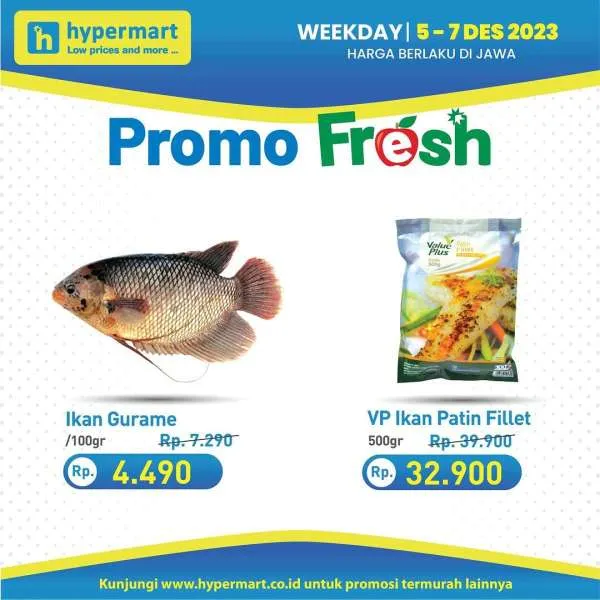 Promo Hypermart Hyper Diskon Weekday Periode 5-7 Desember 2023