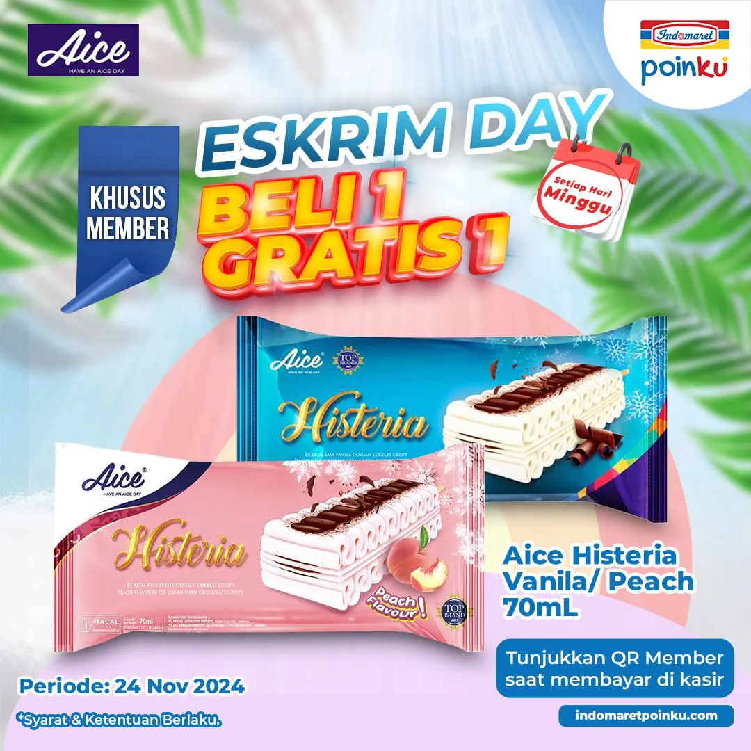 Promo Indomaret Es Krim Day Periode 24 November 2024