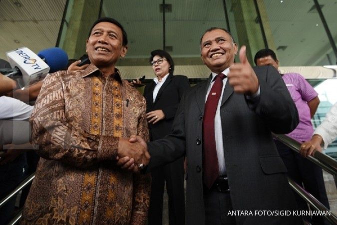 Datangi KPK, Wiranto laporkan harta