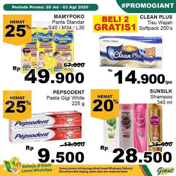 Promo Giant 28 Juli – 3 Agustus 2020