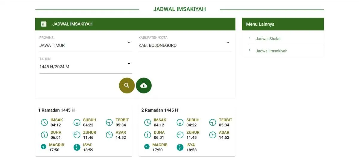 ​Jadwal Buka Puasa Bojonegoro Hari Ini (18/3) Ramadan 2024 dari Kemenag