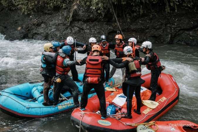 Wanadri gelar ekspedisi arus deras di sungai Woyla Aceh