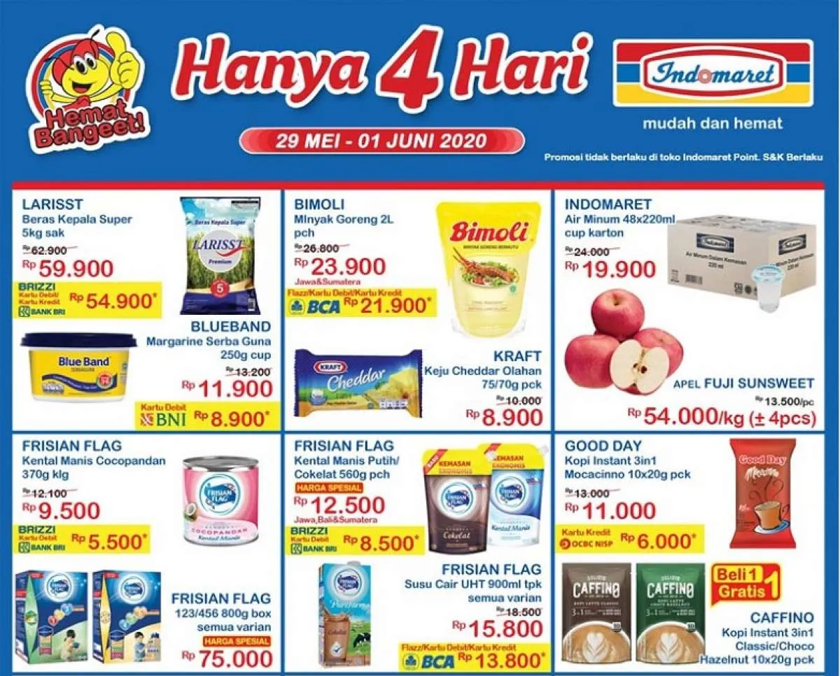 Promo JSM Indomaret Hanya 4 Hari terbaru, 29 Mei-1 Juni 2020