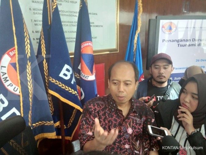 BNPB kucurkan dana operasional penanganan tsunami di Pandeglang Rp 500 juta