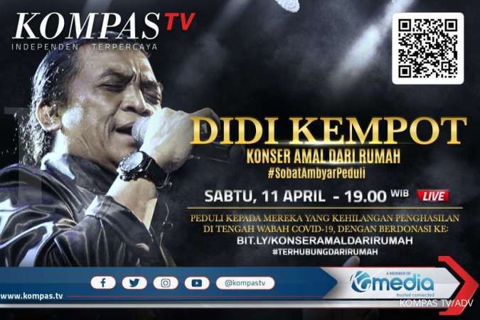 Kompas TV salurkan donasi hasil konser amal dari rumah Didi Kempot