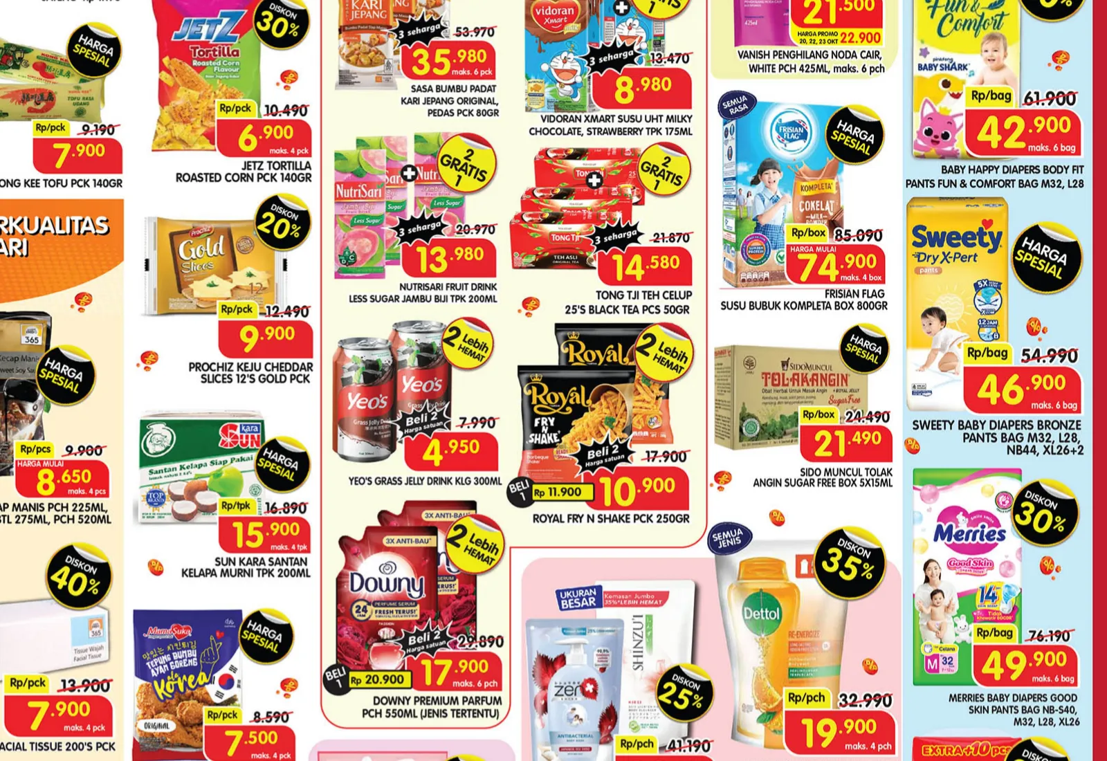 Promo Superindo Weekday Periode 20-23 Oktober 2025